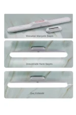 MAS Cata Ct-5249 Martı Şarjlı Led Işık Usb Şarjlı Kablosuz Mıknatıslı Led Lamba 3 Farklı Işık Rengi - Görsel 6