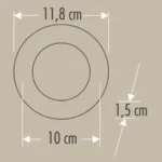 MAS Cata CT-5125 6W Slim Led Panel Spot Armatür Siyah Kasa Günışığı - Görsel 3