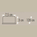 MAS Cata CT-2476 72W Yatay Ledli Bant Armatür Günışığı - Görsel 3