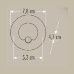 MAS Cata CT-5174 1.5W Radar Sensörlü Koridor Aydınlatma Armatürü Beyaz Işık - Görsel 3