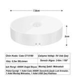 MAS Cata CT-5180 Şarjlı Sensörlü Led Kabin Aydınlatma Armatürü 4000K - Görsel 3