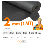 MAS İZOLE HALI YALITKAN PASPAS 2mm 1x1 (1MT)İZOLE PASPAS ELEKTRİK PANO HALISI 10kW