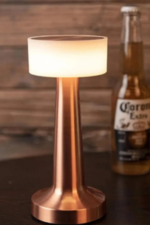 MAS Hero Led HL-5412 İnci Şarjlı Dekoratif Dokunmatik Masa Lambası 3 Renk Modlu