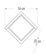 MAS CATA CT 7074 15 W Bahçe Led Apliği 3200K Gün Işığı - Görsel 3