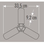 MAS CATA CT-1152 PERVANE LED AMPUL 42 W BEYAZ IŞIK - Görsel 2