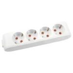 Viko Multi-Let Dörtlü Grup Priz Topraklı Klemensli Beyaz (Çocuk Korumalı) 90113400 MAS