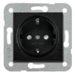 Viko Artline Novella/Trenda Siyah Topraklı Priz Ç.K. Kapak (Mekanizma Hariç) 92605542 MAS